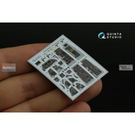 Quinta Studio QTSQDS48408 1:48 Quinta Studio Interior 3D Decal - F-16D Block 50 Falcon (KIN