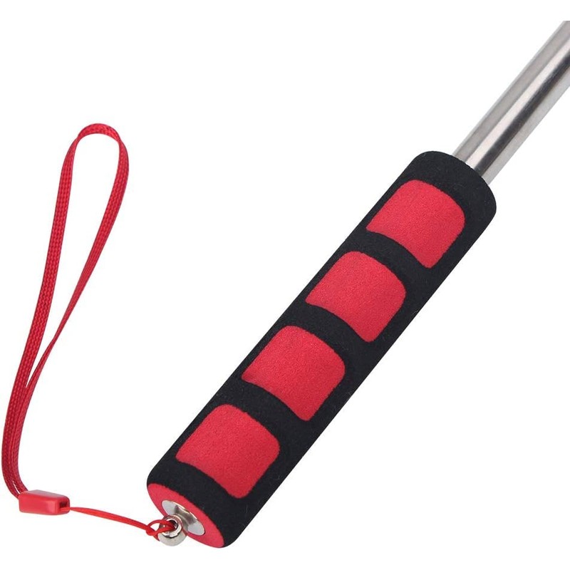 2 Pcs Handheld Telescoping Flag Poles, 1.6M/5.25Ft Stainless Steel Telescopic