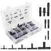 VOSSOT 113 Piece Hose Connector Set – 12 Sizes for