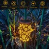 Deco&Dot Solar Lanterns Outdoor, Waterproof Hanging Solar Lantern Garden Decor,