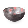 Matcha Set of 4 Matcha Bowls 250 ml Anthracite/Red with