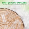 AngtaiJN Empty Vegan Capsules Size 3 Clear Empty Capsules for