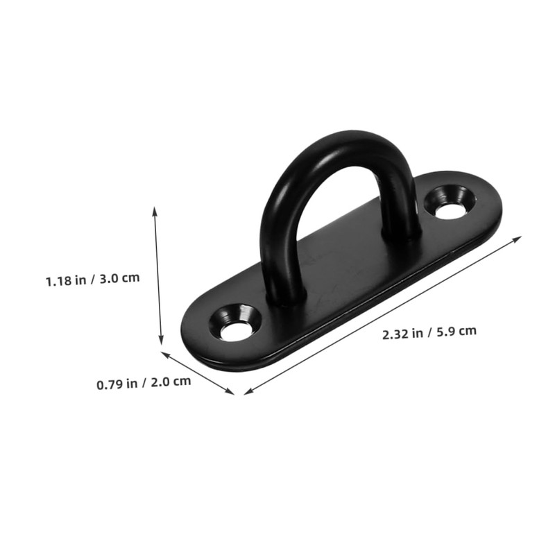 GRIRIW 6Pcs Heavy Duty Stainless Steel U Hooks for Ceiling