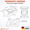 Qualinos 10 x Universal Double Rod Mat Fence Attachment, UV-Stabilised,