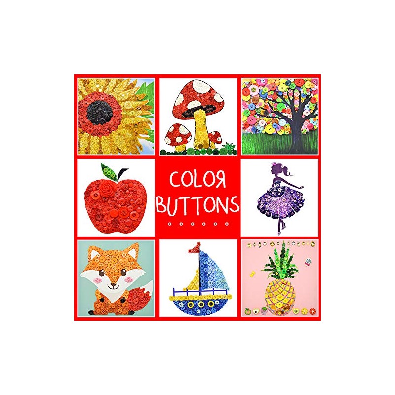 Botones para manualidades, botones a granel, botones surtidos para manualidades,