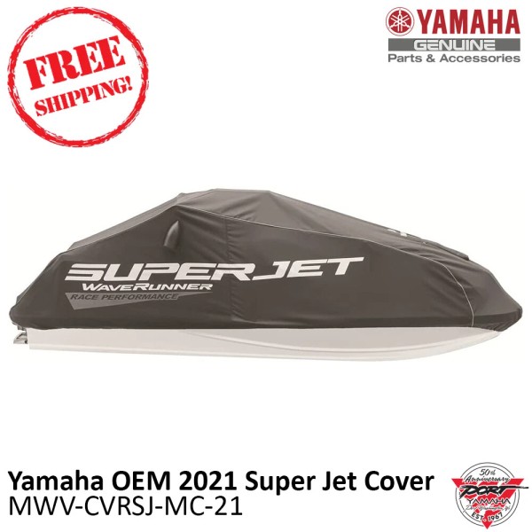 Yamaha OEM 2021-2024 Super Jet Cover 4 Stroke SJ1050 MWV-CVRSJ-MC-2