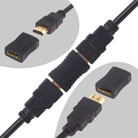 KUNOVA (TM) 3 Pieces Premium HDMI Female to HDMI Female Adapter Coupler 3PCS Pack