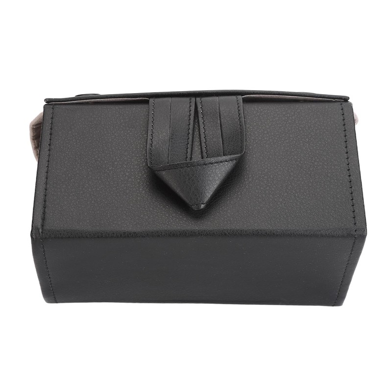 5 Slot Eyeglasses Storage Case Black Folding Multi Compartment Sunglass