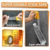 Extra Strong Adhesive Double Sided Tape Heavy Duty,Super Clear Thin