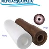 CARTUCCIA FILTRO FILO AVVOLTO 10 POLLICI MICRON 5 POLIPROPILENE SEDIMENTI