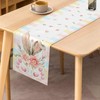 Easter Table Runner,Spring Plaid Table Runner 13x72Inch Kitchen Farmhouse Home