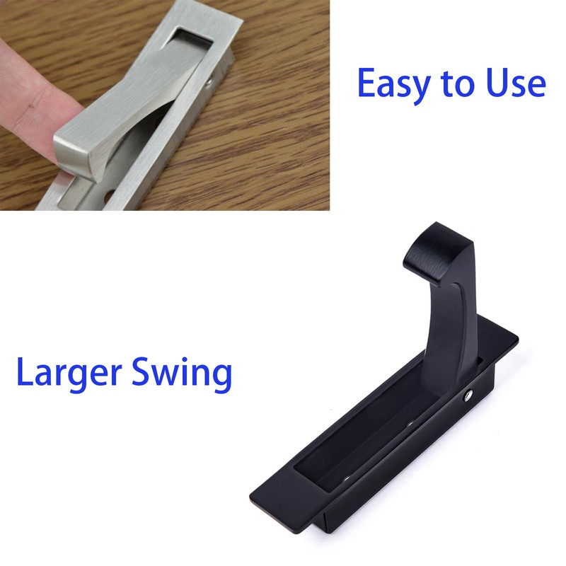 Dontay Pocket Door Pull Handle, Edge Pull, Professional Stainless Steel