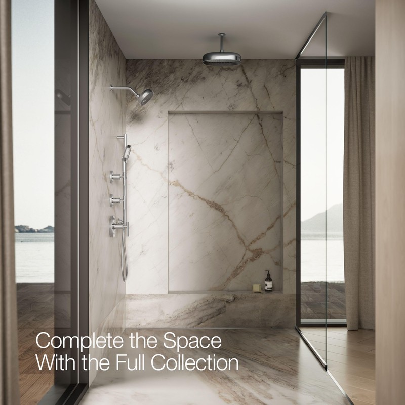 Kohler 26290-G-CP Statement® Three-function showerhead, 1.75 gpm, Polished Chrome