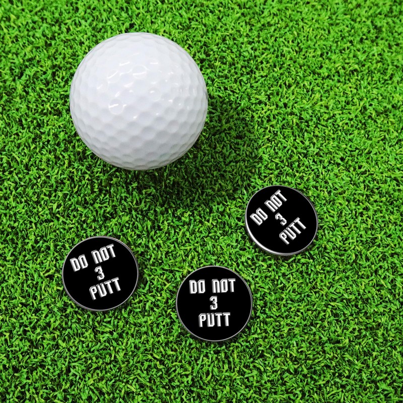 FINGER TEN Golf Ball Marker for Ladies Men Value 6