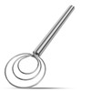 Agttete Danish Dough Whisk Stainless Steel Bread Whisk with Dough