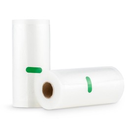 Klarstein Bagpack XL Vakuumbeutel Wabenstruktur Folienschlauch (2x Rollen 600x15 cm, individuell zuschneidbar, Geeignet für die Klarstein Foodlocker Vakuumiergeräte)