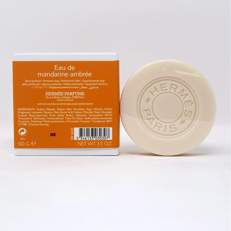 HERMÈS HERMES EAU DE MANDARINE AMBREE PERFUMED SOAP 100 G/3.5