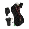 Zerodeko 1 Set Automotive Fog Light Switch Wiring Harness Socket
