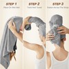 Eyeleaf Microfiber Hair Drying Towels, 100 x 60cm, 2 Pack,