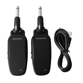 Wireless Guitar System Multifunctional Rechargeable Bass Transmitter Receiver for Violin Electric Instruments