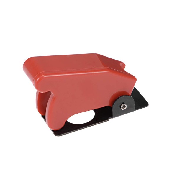 uxcell Red Plastic Waterproof Spring Loaded Flip Security Cover Cap