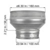 Vent Systems 160 mm to 100 mm Pipe Reduction Adapter