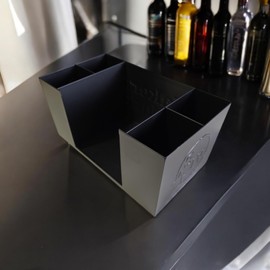 Maker's Mark Cocktail Napkin Holder Caddy Bar Decor