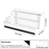 16” Acrylic Display Organizer with LED Light - 3 Tier
