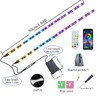 2 Strip Electric LED Music Sync Multicolor Lightning Changing Scooter