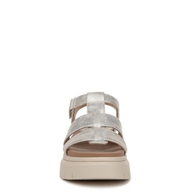 Naturalizer SOUL Womens Pippa Fisherman Sandal Gold Metallic 8.5 M