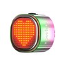 TOWILD TL08 Bike Rear Light with Expression DIY Function,Gradient Color