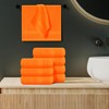 BOUTIQUO Ultra Soft Cotton Washcloths, Contains 12 Piece Face Cloths