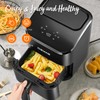 DEIME Air Fryer 3 Qt, Small Airfryer Digital Space Saving