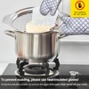 Premium Stainless Steel Spaetzle Maker Lid with Scraper, Traditional German