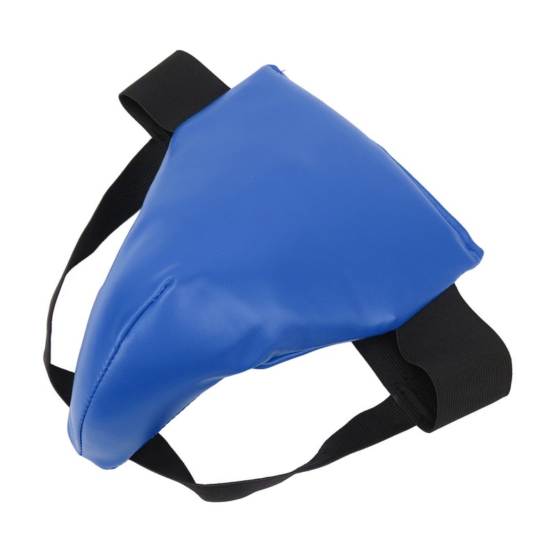 Groin Guard PU Leather Adjustable Elastic Band Boxing Groin Protector