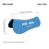 Harrison Howard Dyna-Sorb Full Shock Absorbing Memory Half Saddle Pad