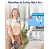 Neck Fans Portable Rechargeable,Neck Fans that Blow Cold Air,Personal Cooling