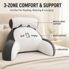 Ergonomic Reading Pillow for Bed, Sofa & Chair, Supportive Backrest