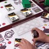 Yalikop 24 Pcs Trading Card Risers for Case Transparent Acrylic