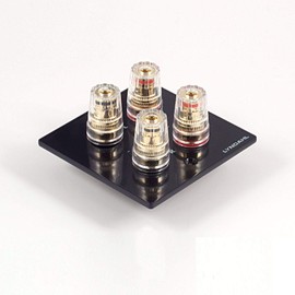 Lyndahl Speaker Panel Multimedia Panel for Speakers Suitable for Flush-Mounted Box / Wall Mounting Box Wall Connection Panels Surround System Black 2-Way