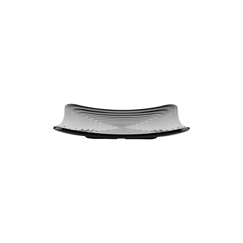 G.E.T. ML-61-BK Black 7.25" Square Plate, Large