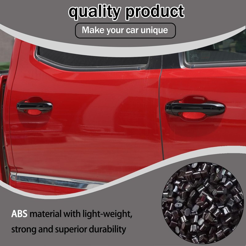 Lcojicep ABS Exterior Door Handle Protector Trim Frame Cover Compatible
