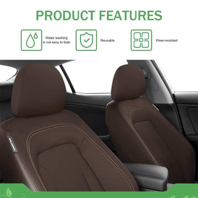 Lyxheth 2PCS Car Headrest Cover, Headrest Protectors, Stretchy Fabric Car