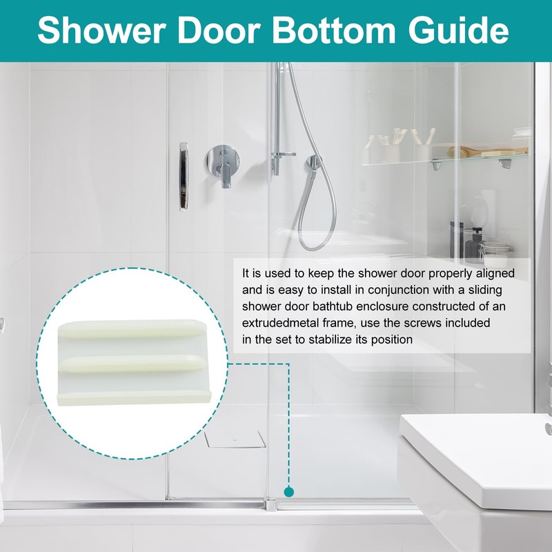 M6219 Sliding Shower Door Bottom Track (Top-Hung Shower Door Track),