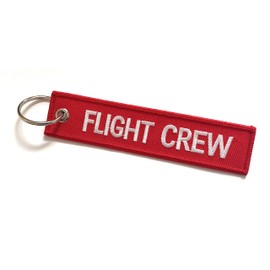 Flight Crew/Do Not Remove from Aircraft Luggage Tag | Red/White | aviamart®