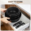 UMETRE pots and Pans Set, Nonstick Cookware Set Detachable Handle,