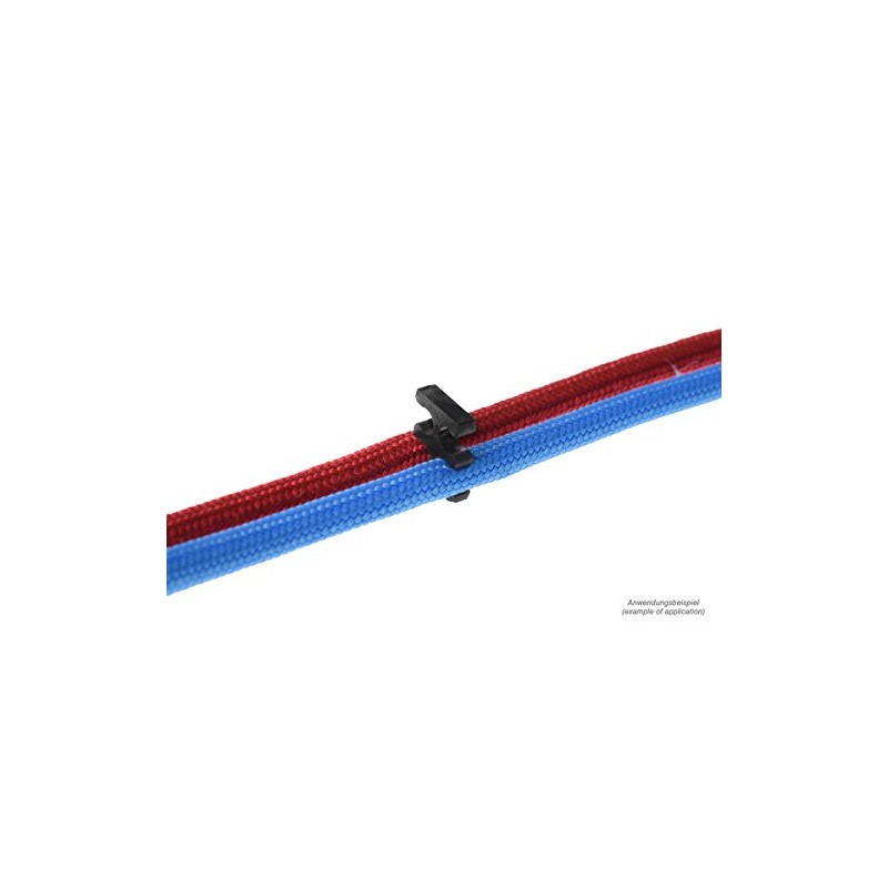 Alphacool 24751 Eiskamm X4-3mm black - 4 pcs Modding Eiskamm