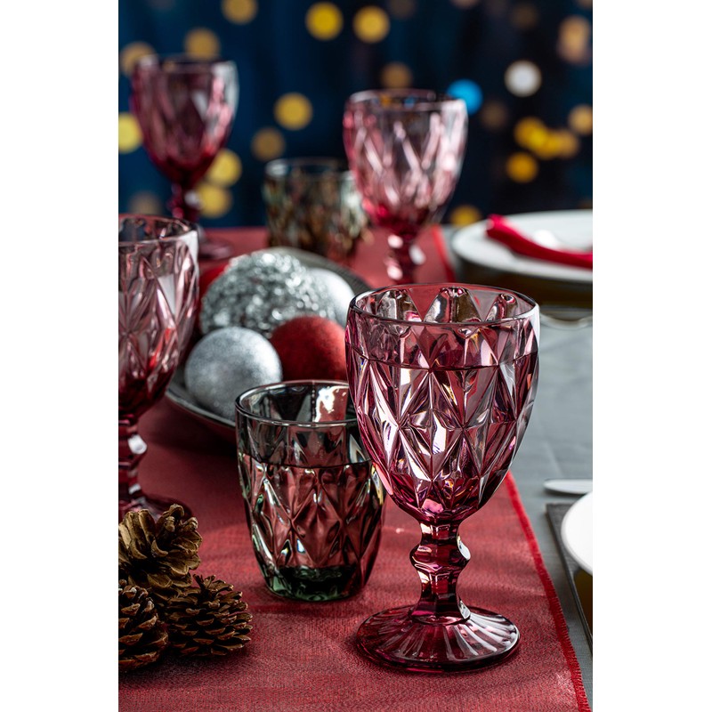 Ravenhead Gemstone Amethyst Hiball Glass, 34CL, Grey