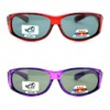 2 Extra Small Polarized Fit Over Sunglasses, Purple and Red