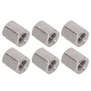20 Pcs Hex Coupling Nut M8x1.25 L15mm 304 Stainless Steel
